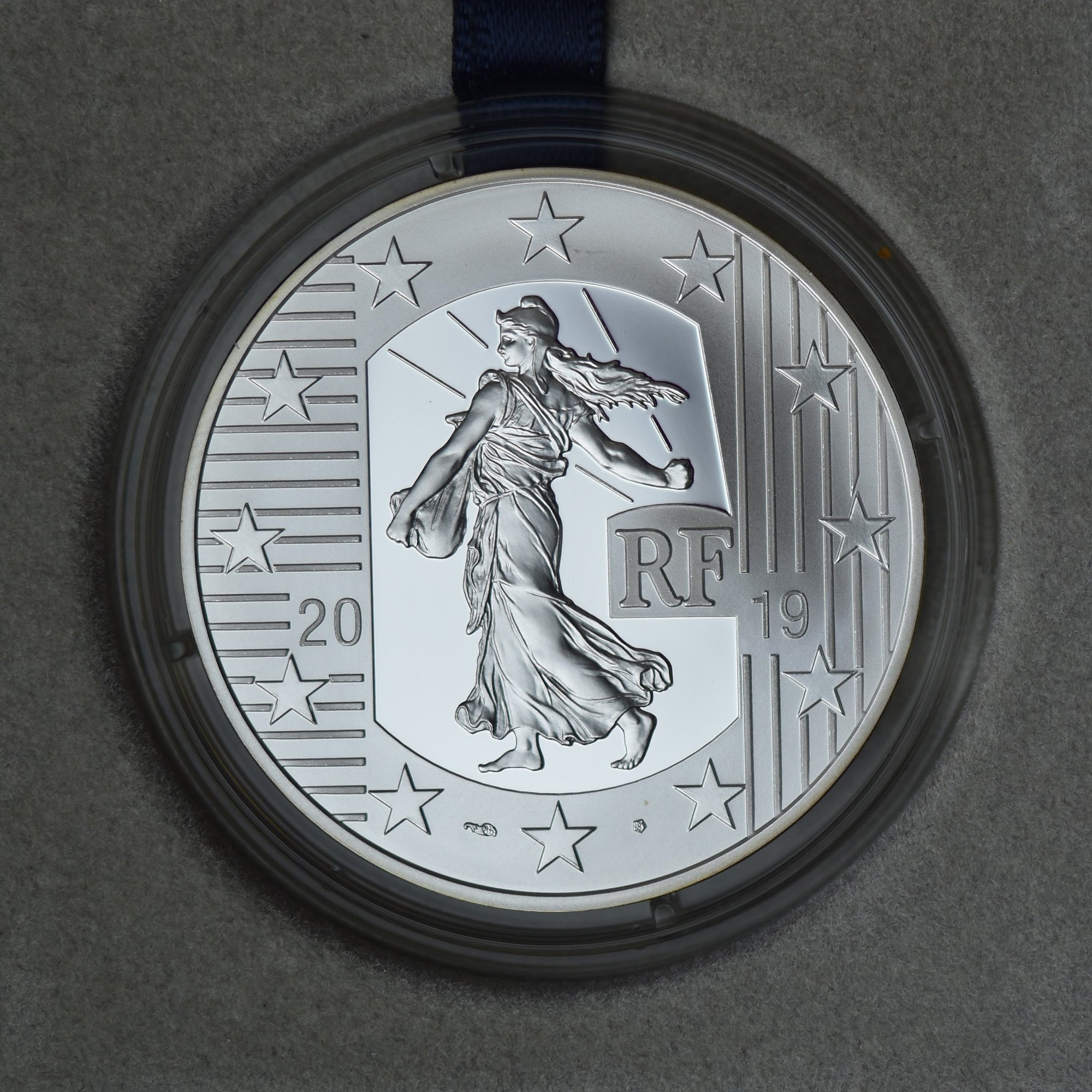 France, 10 Euro, Semeuse - Le Franc Germinal, 2019, Paris, Proof / BE