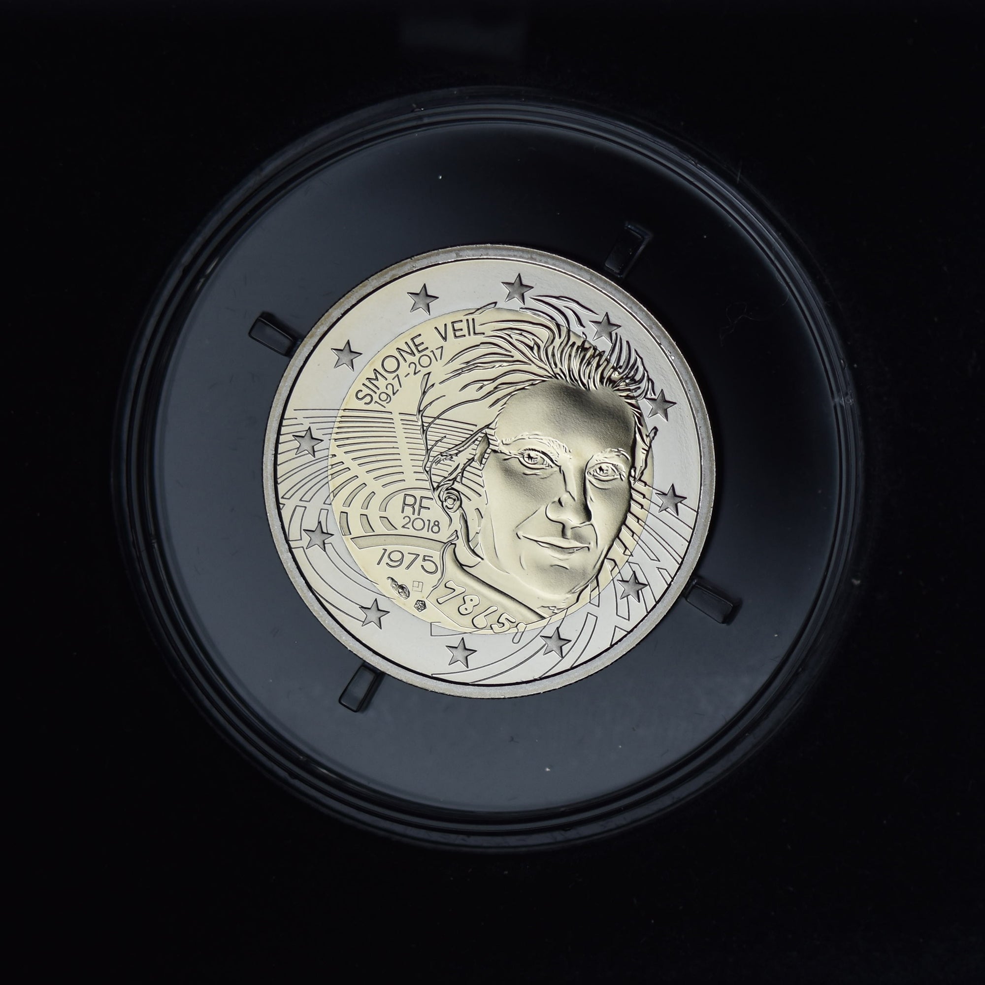 Frankreich, 2 Euro, Simone Veil, 2018, Monnaie de Paris, Proof / BE, STGL