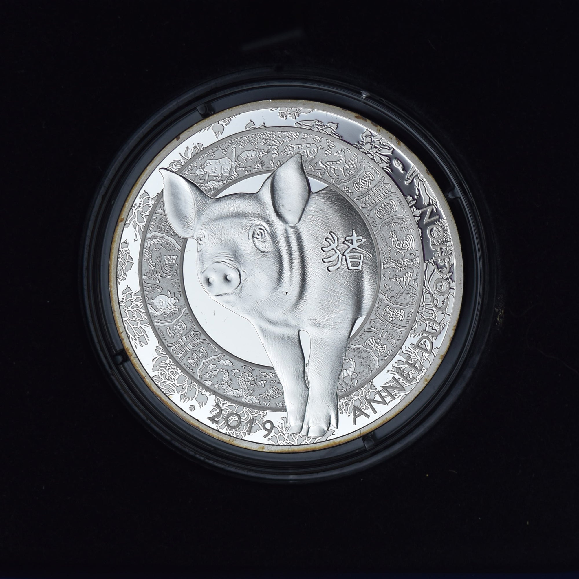 France, 10 Euro, année du cochon, 2019, Monnaie de Paris, Proof / BE, FDC