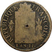 Frankreich, Sol aux Balances, 1793 - AN II, Strasbourg, Kupfer, SGE+, Gadoury:19