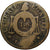 Francia, Sol aux Balances, 1793 - AN II, Strasbourg, Cobre, BC, Gadoury:19