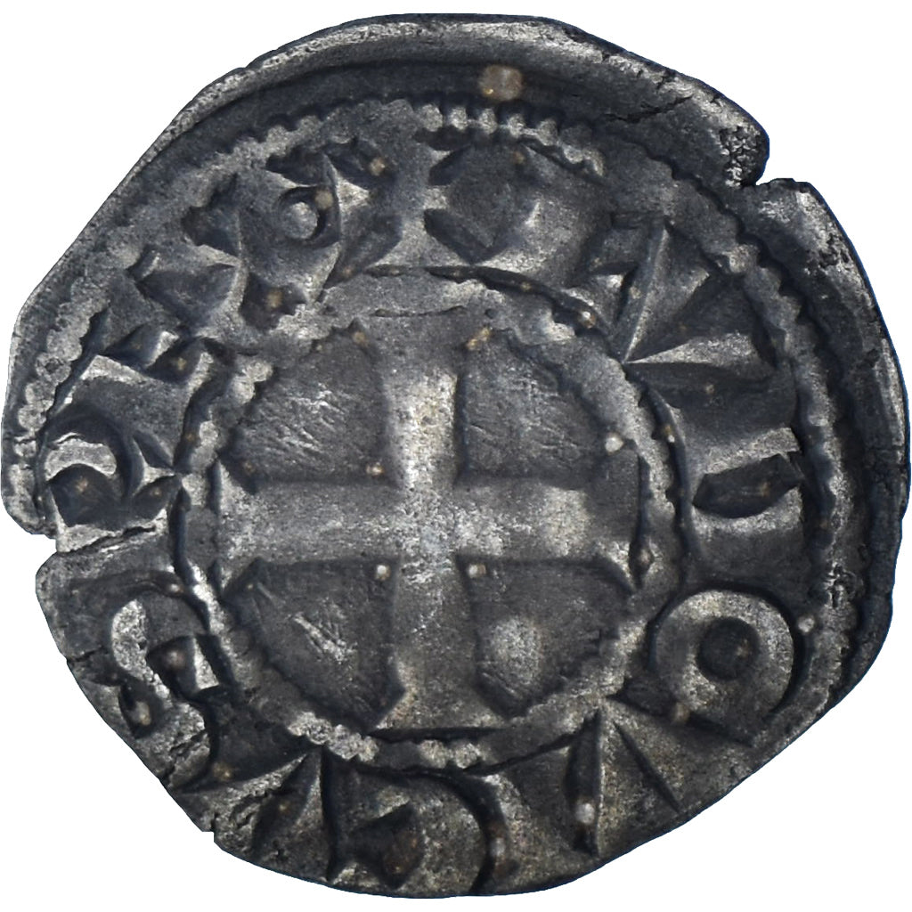 Francia, Louis VIII-IX, Denier Tournois, 1223-1244, Biglione, BB, Duplessy:188