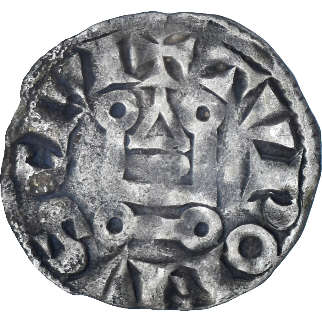 Francia, Louis VIII-IX, Denier Tournois, 1223-1244, Vellón, MBC, Duplessy:188