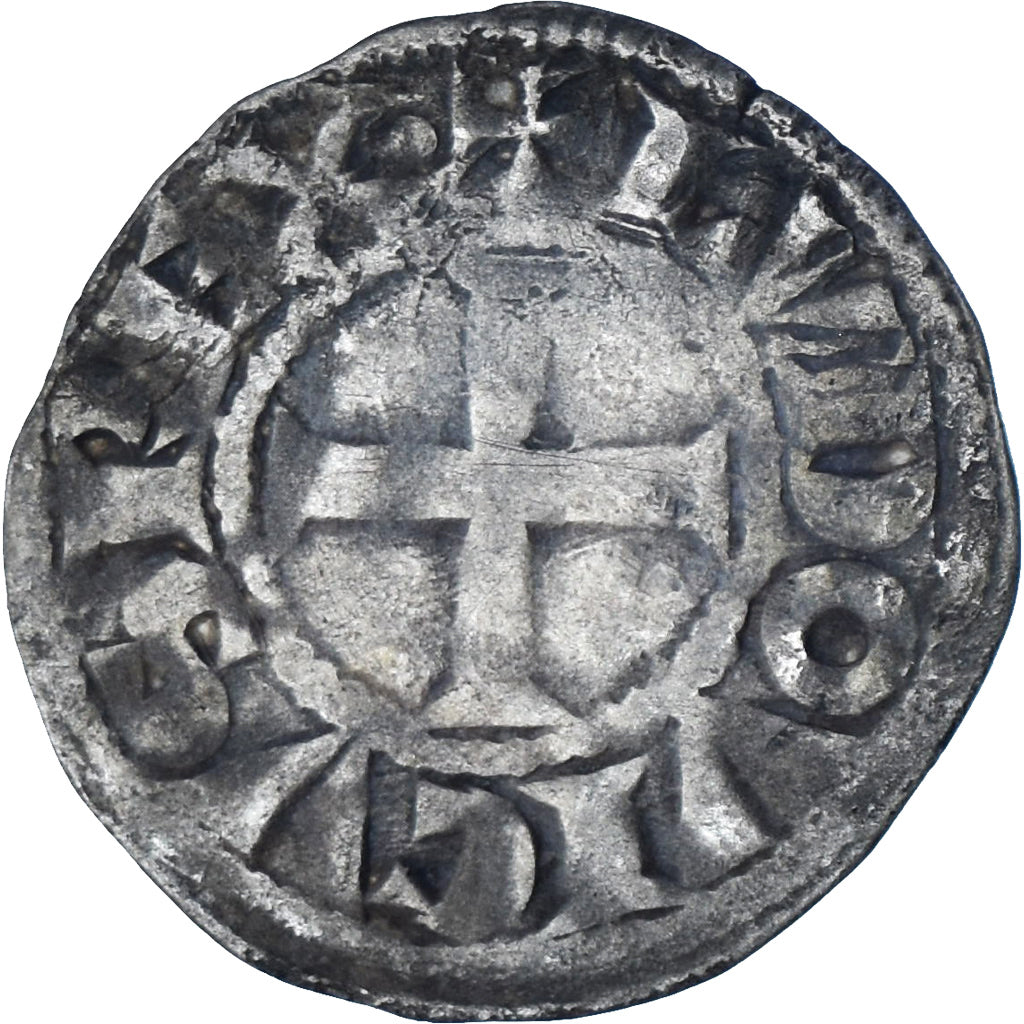 Francia, Louis VIII-IX, Denier Tournois, 1223-1244, Vellón, MBC, Duplessy:188
