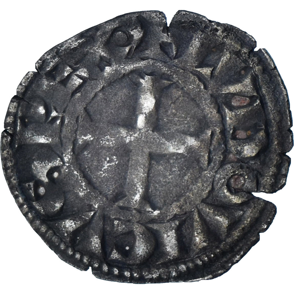 Francia, Louis VIII-IX, Denier Tournois, 1223-1244, Biglione, BB, Duplessy:188