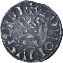 Francia, Louis VIII-IX, Denier Tournois, 1223-1244, Biglione, MB+, Duplessy:188