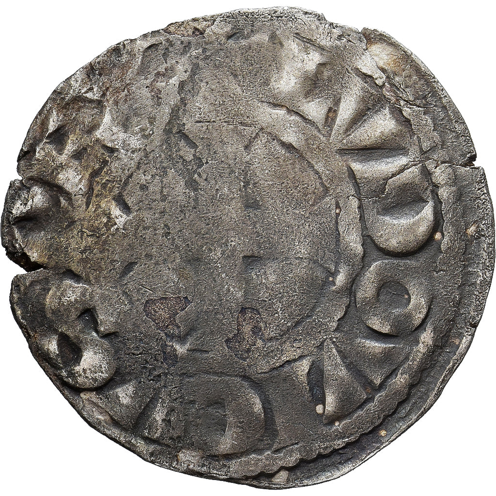 France, Louis VIII-IX, Denier Tournois, 1223-1244, Billon, VF(20-25)