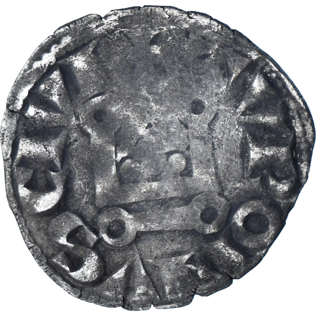 Francia, Louis VIII-IX, Denier Tournois, 1223-1244, Vellón, BC+, Duplessy:188