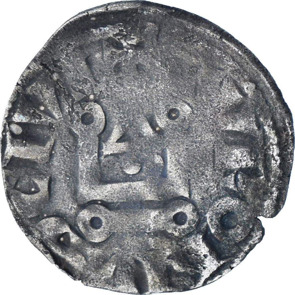 Francia, Louis VIII-IX, Denier Tournois, 1223-1244, Biglione, MB, Duplessy:188