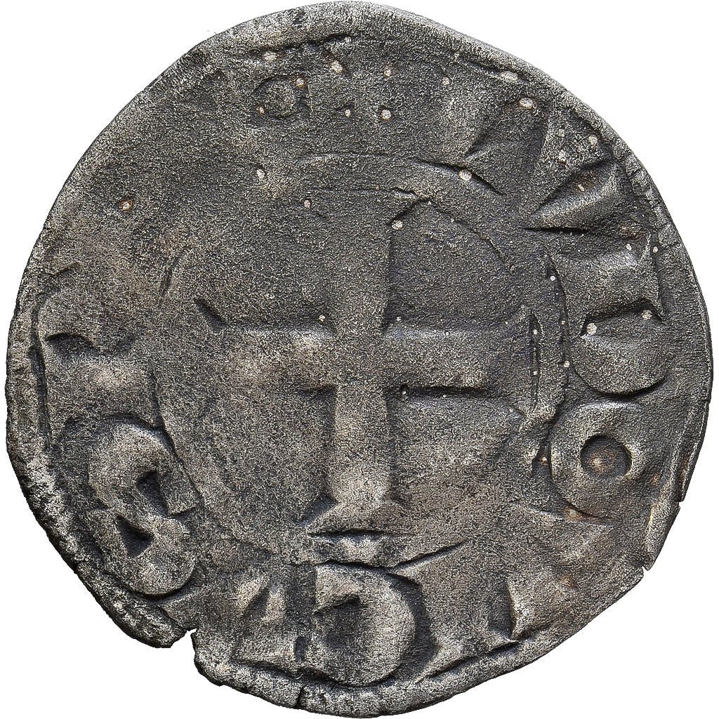 France, Louis VIII-IX, Denier Tournois, 1223-1244, Billon, VF(20-25)