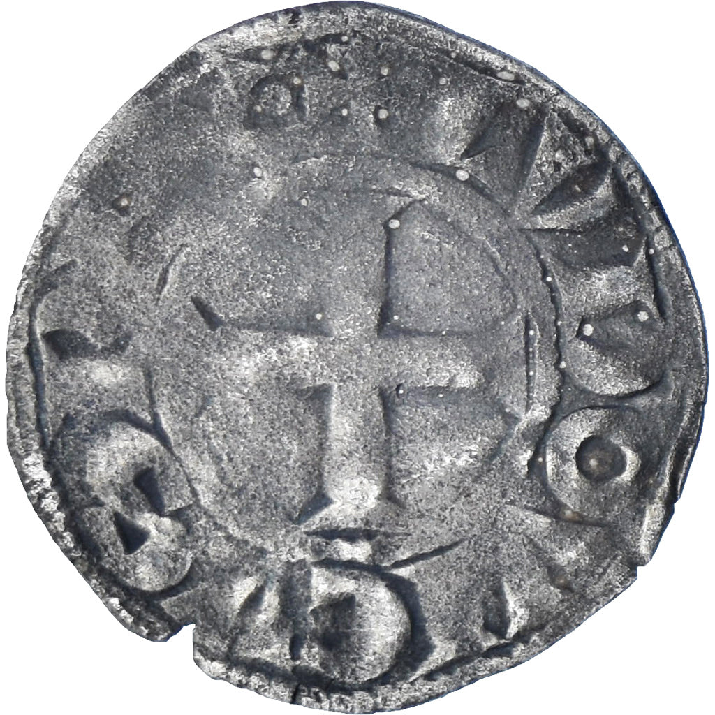 Francia, Louis VIII-IX, Denier Tournois, 1223-1244, Biglione, MB, Duplessy:188