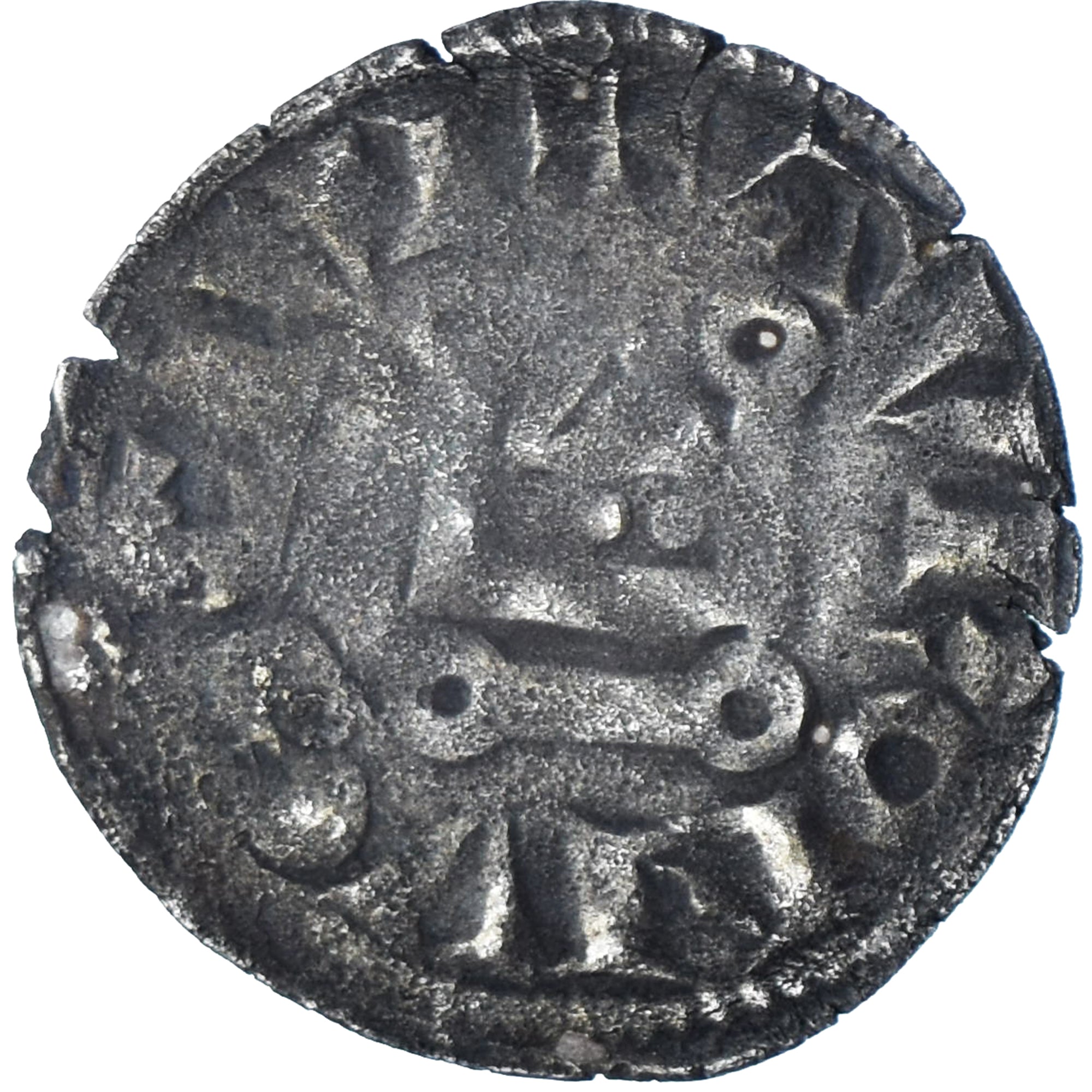 Francia, Louis VIII-IX, Denier Tournois, 1223-1244, Biglione, MB, Duplessy:188
