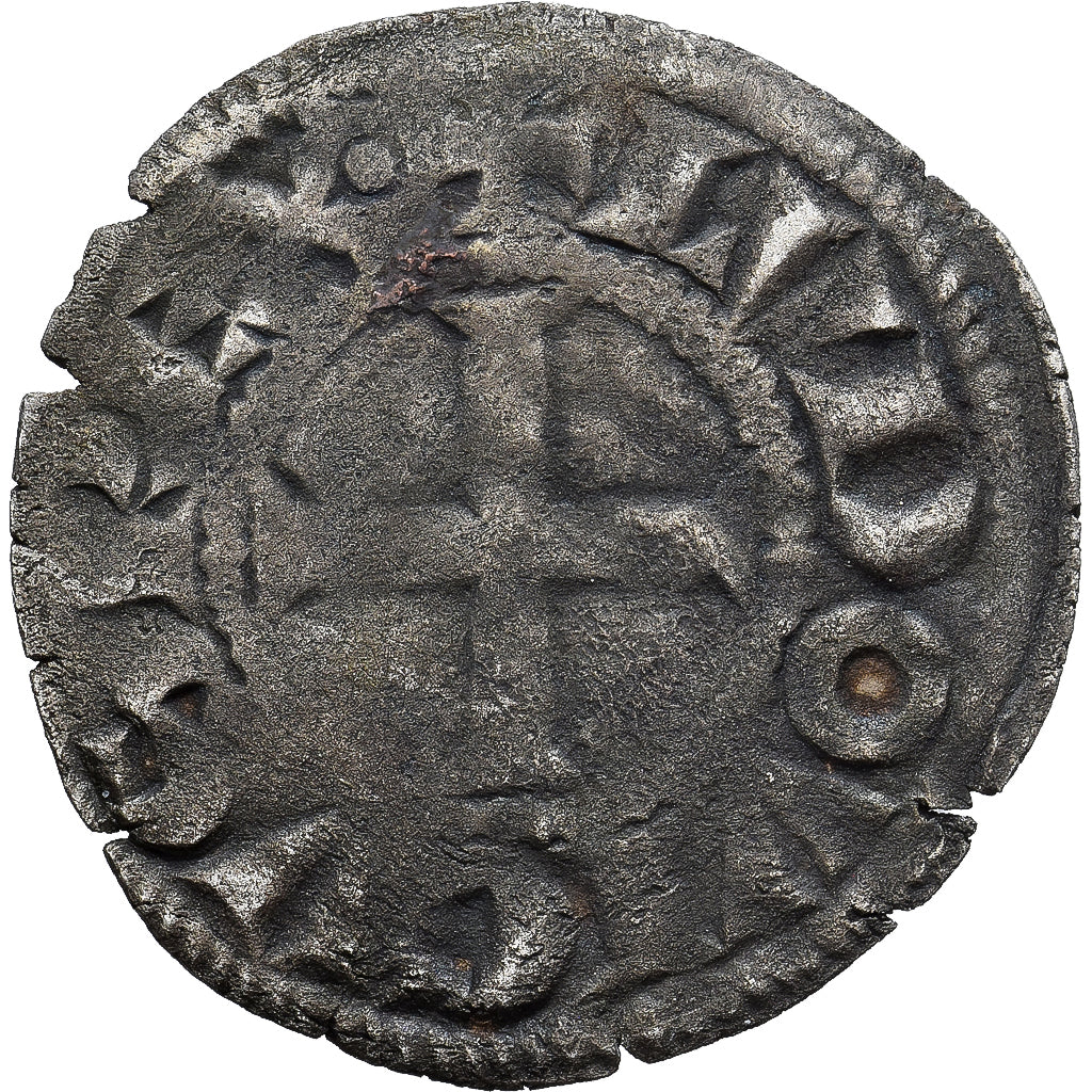 France, Louis VIII-IX, Denier Tournois, 1223-1244, Billon, VF(20-25)