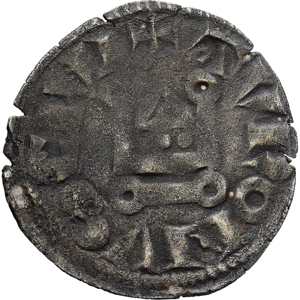 France, Louis VIII-IX, Denier Tournois, 1223-1244, Billon, VF(20-25)