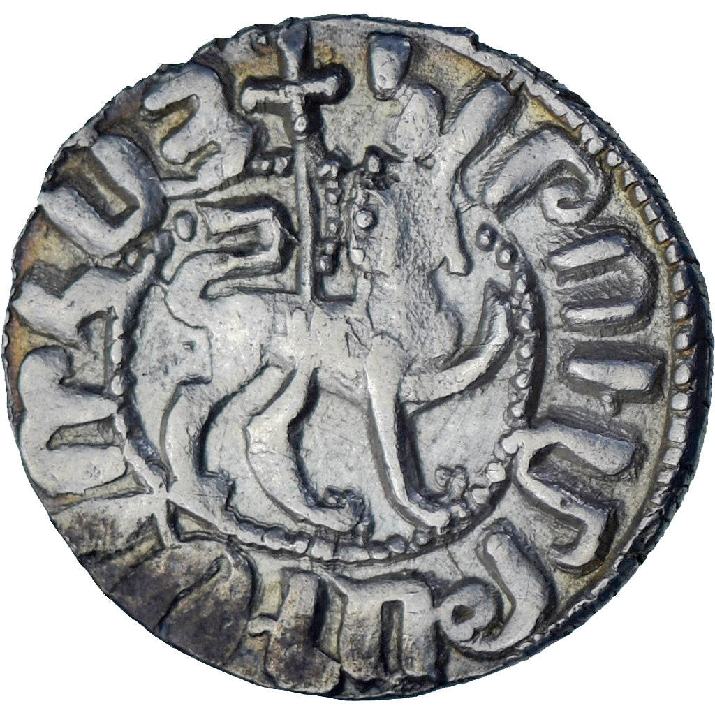 Armenië, Hetoum & Zabel, Tram, 1226-1270, Zilver, ZF+