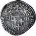 Francia, Henri III, 1/4 Ecu, 1583, Nantes, Argento, MB+, Gadoury:494