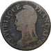 France, 5 Centimes, Dupré, AN 7, Paris, Cuivre, B+, Gadoury:126