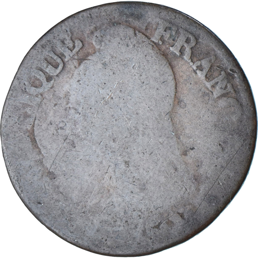 Frankrijk, 5 Centimes, Dupré, AN 5, Paris, Surfrappe du Décime, Koper, ZG