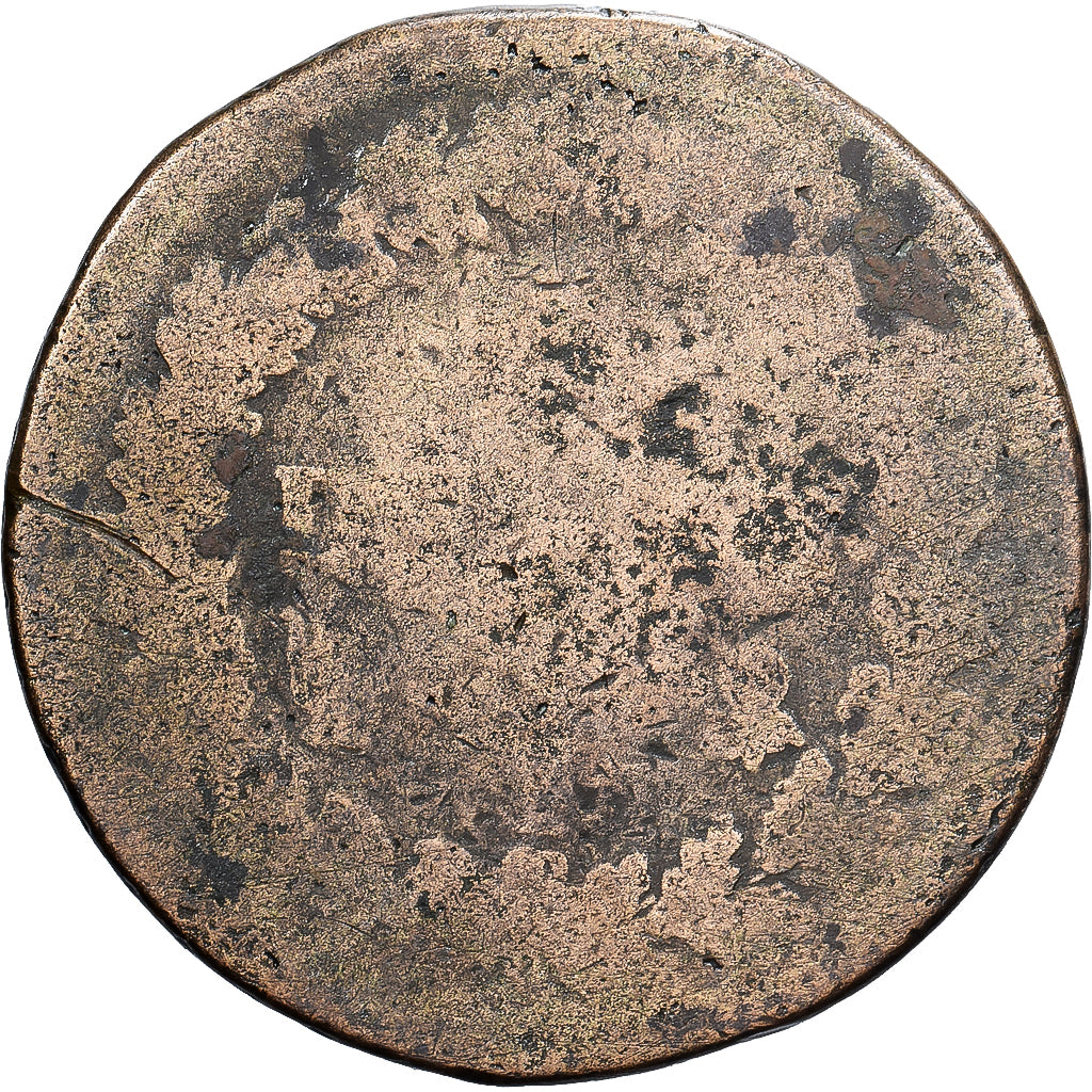 Francia, 1 Décime, Dupré, AN 8, Limoges, Cobre, BC, Gadoury:187a