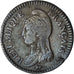 Francia, 1 Décime, Dupré, AN 7/5, Paris, Rame, MB+, Gadoury:187