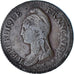 France, 1 Décime, Dupré, AN 8, Bordeaux, Cuivre, TB+, Gadoury:187a