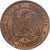 France, Napoleon III, 1 Centime, 1853, Paris, Bronze, MS(60-62), Gadoury:86