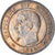 França, Napoleon III, 10 Centimes, 1854, Paris, Bronze, AU(55-58), Gadoury:248