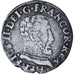 France, Henri II, 1/2 teston à la tête nue, 1555, Toulouse, Argent, TB+