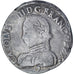 France, Charles IX, Teston, 1563, Rennes, 2nd type, Silver, VF(30-35)