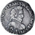 Frankrijk, Henri IV, 1/2 Franc, 1590, Bordeaux, Zilver, FR, Gadoury:590