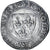 Francja, Charles VI, Blanc Guénar, 1380-1422, Tournai, Bilon, VF(30-35)