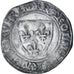 Francia, Charles VI, Blanc Guénar, 1380-1422, Tournai, Biglione, MB+