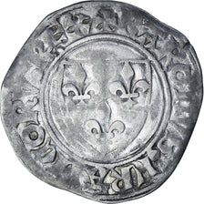França, Charles VI, Blanc Guénar, 1380-1422, Saint-Quentin, Lingote