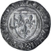 France, Charles VI, Blanc Guénar, 1380-1422, Tournai, Billon, VF(30-35)