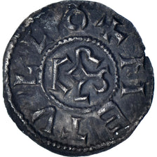 France, Charles le Chauve, Denier, 822-840, Melle, Billon, AU(55-58)