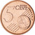 Eslováquia, 5 Euro Cent, 2012, Kremnica, BU, MS(65-70), Aço Cromado a Cobre