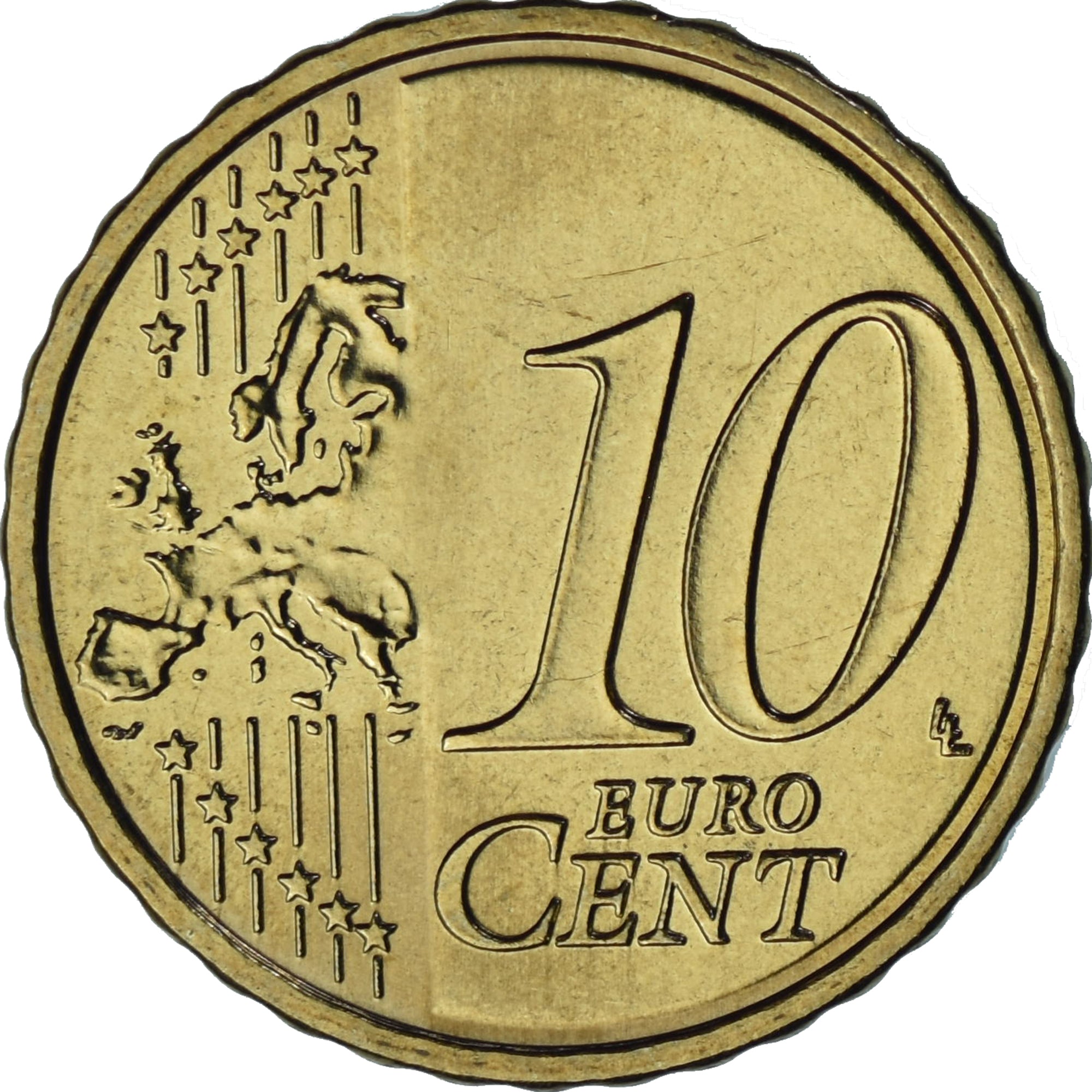 Slovakia, 10 Euro Cent, 2012, Kremnica, BU, MS(65-70), Nordic gold, KM:98