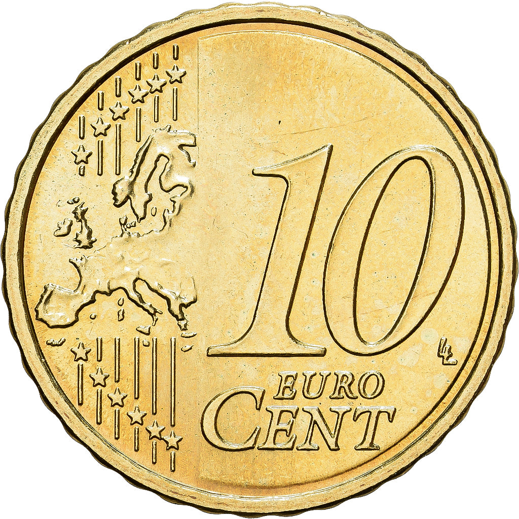 Słowacja, 10 Euro Cent, 2012, Kremnica, BU, MS(65-70), Nordic gold, KM:98