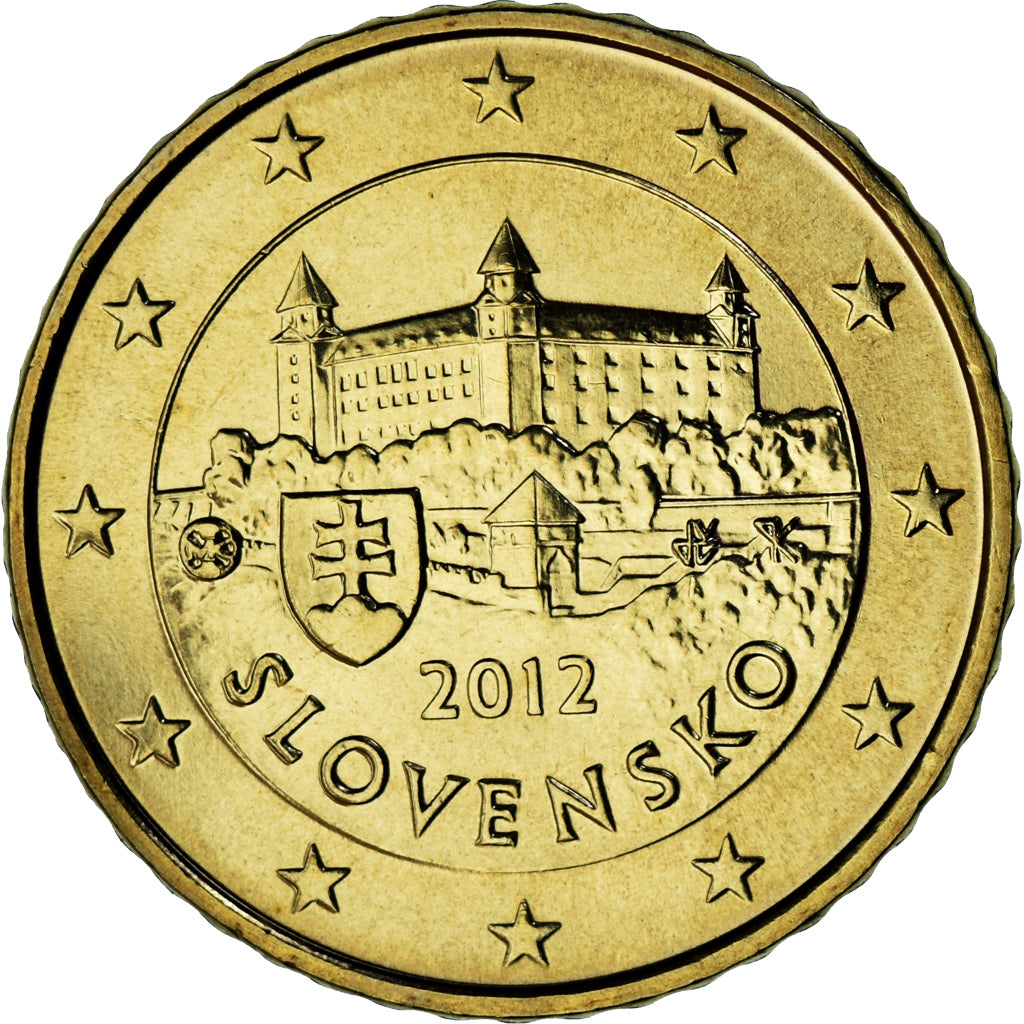 Slovakia, 50 Euro Cent, 2012, Kremnica, BU, MS(65-70), Nordic gold, KM:100