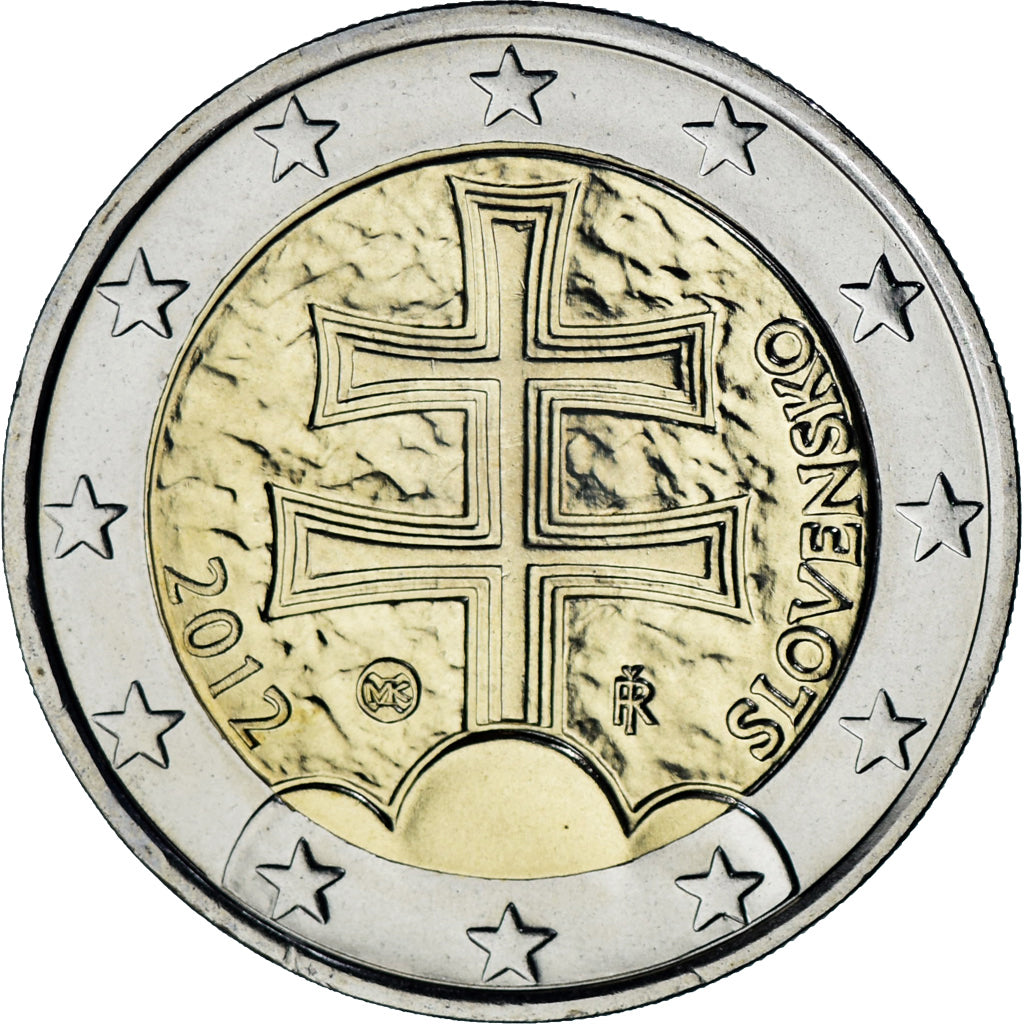 Slowakei, 2 Euro, 2012, Kremnica, BU, STGL, Bi-Metallic, KM:102