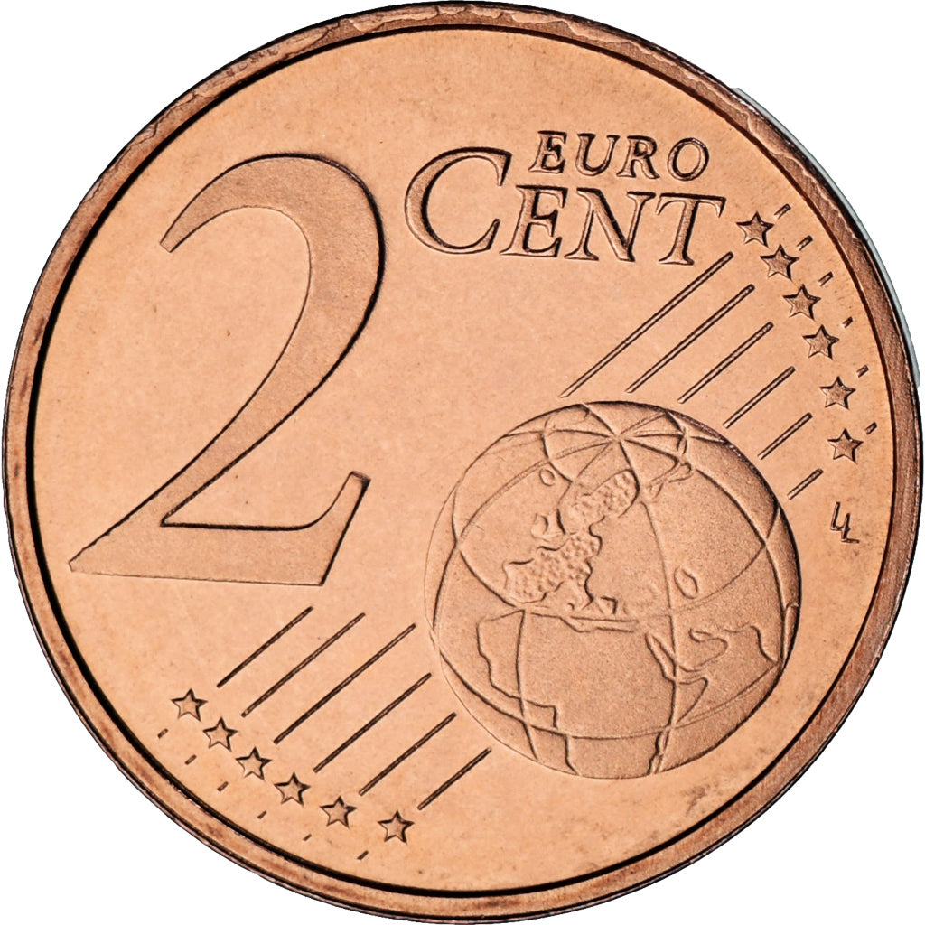 Niederlande, Beatrix, 2 Euro Cent, 2004, Utrecht, BU, STGL, Copper Plated Steel