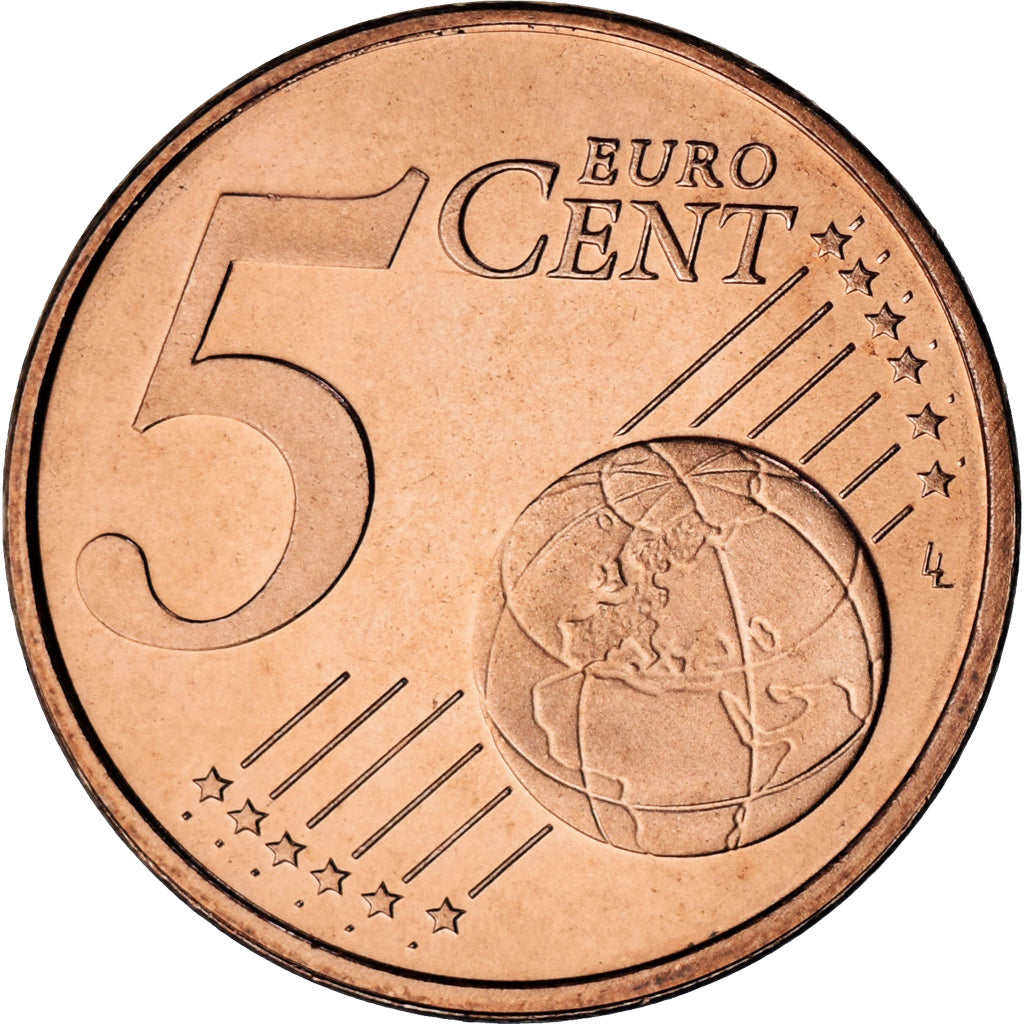 Niederlande, Beatrix, 5 Euro Cent, 2004, Utrecht, BU, STGL, Copper Plated Steel