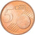 Netherlands, Beatrix, 5 Euro Cent, 2004, Utrecht, BU, MS(65-70), Copper Plated