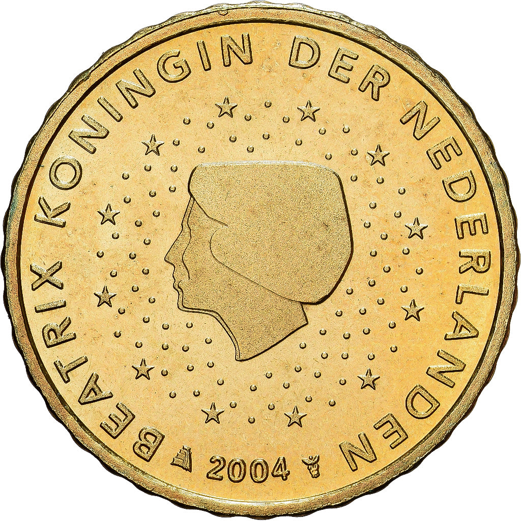 Nederland, Beatrix, 10 Euro Cent, 2004, Utrecht, BU, FDC, Nordic gold, KM:237
