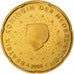 Netherlands, Beatrix, 20 Euro Cent, 2004, Utrecht, BU, MS(65-70), Nordic gold