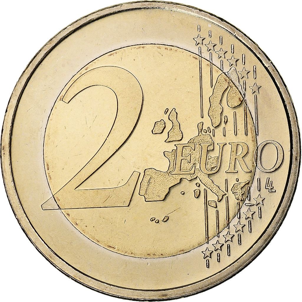 Paesi Bassi, Beatrix, 2 Euro, 2004, Utrecht, BU, FDC, Bi-metallico, KM:240