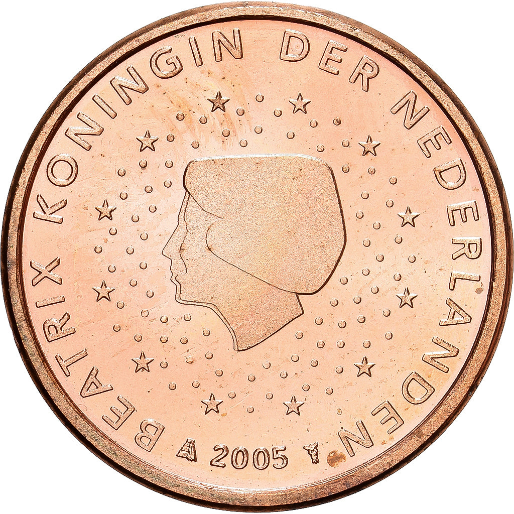 Netherlands, Beatrix, Euro Cent, 2005, Utrecht, BU, MS(65-70), Copper Plated