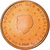 Niederlande, Beatrix, Euro Cent, 2005, Utrecht, BU, STGL, Copper Plated Steel