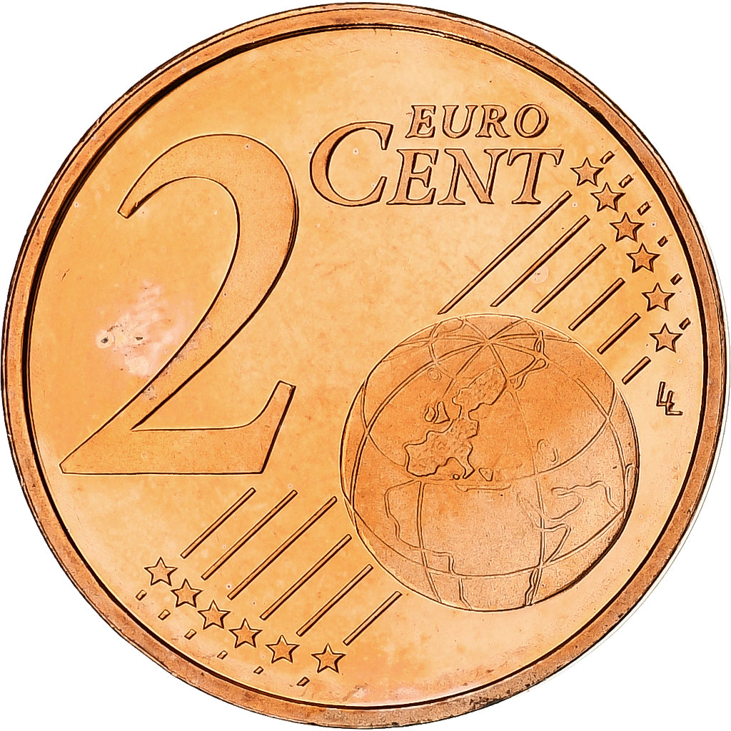 Paesi Bassi, Beatrix, 2 Euro Cent, 2005, Utrecht, BU, FDC, Acciaio placcato