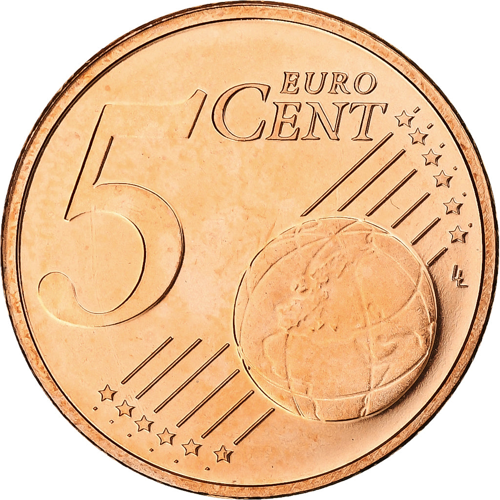 Niederlande, Beatrix, 5 Euro Cent, 2005, Utrecht, BU, STGL, Copper Plated Steel